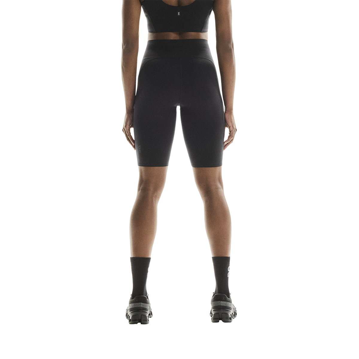 ON Studio Tights Short — Black — Size XSmall — Back View