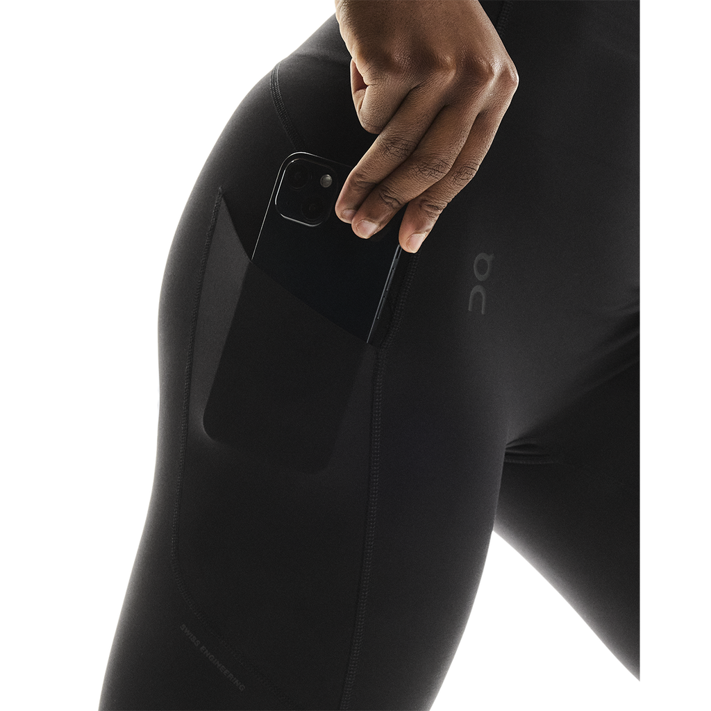 ON Studio Tights Short — Black — Size XSmall — Detail View