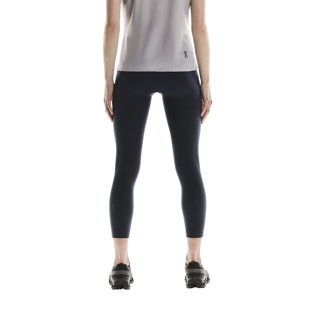 ON Performance Tights 7/8 — Navy — Size Large — Side View