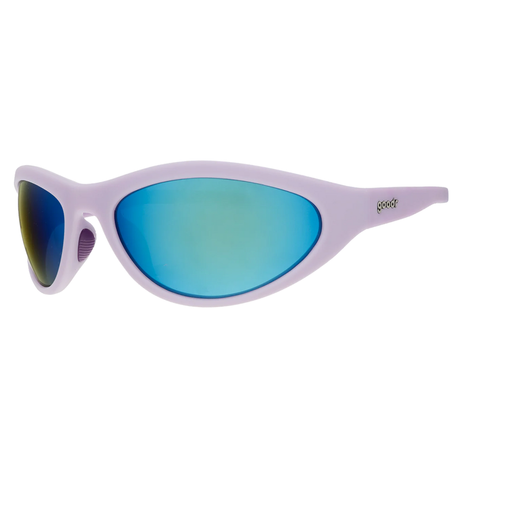 Goodr Bug G — In My Periwinkle Prime — Front View