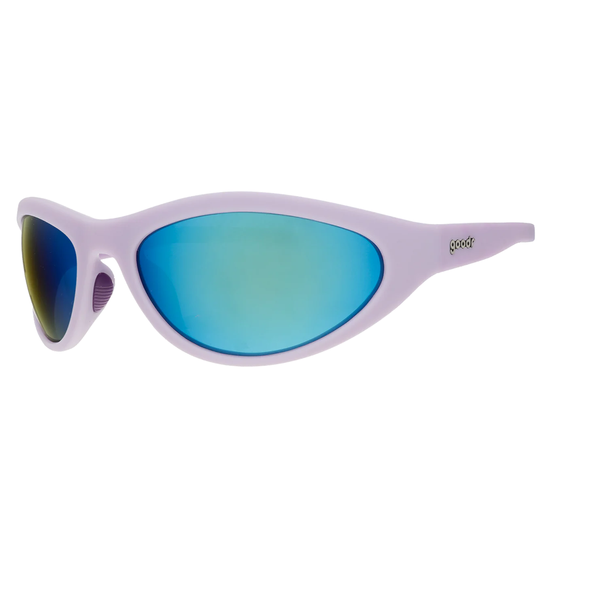 Goodr Bug G — In My Periwinkle Prime — Front View