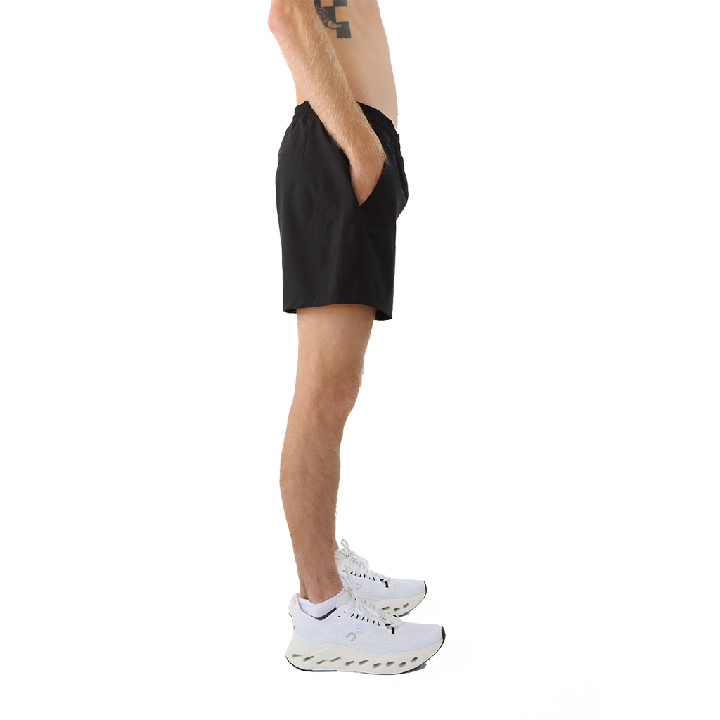 F2R Mens Lightstreme 5" Short — Black — Size Small — Side View