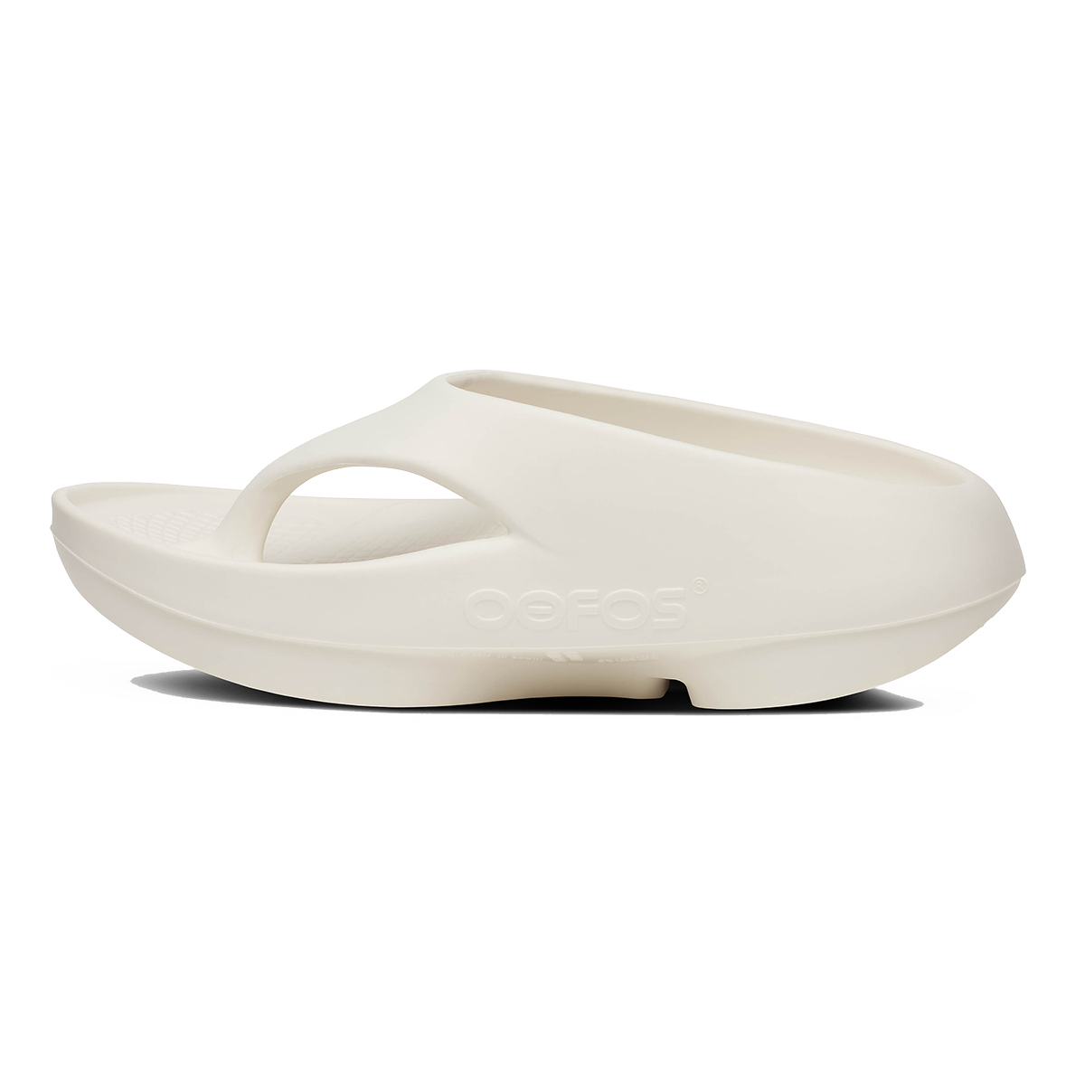 Oofos OOriginal+ Thong — Black — Size D — Width 3 M / 5 W — Lifestyle View