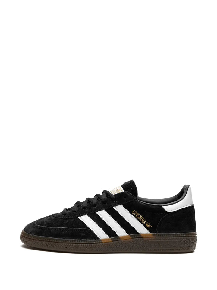 adidas Handball Spezial Low-Top Sneakers — Black — Size US M 7.5 - US W 9 — Detail View