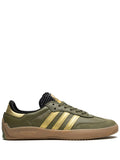adidas X Palace Puig Samba Olive Gold Sneakers — Dark Green — Size US M 6 - US W 7.5 — Front View