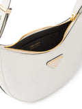 Prada Arque Leather Shoulder Bag — Same as shown — Size One Size — Detail View