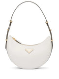 Prada Arque Leather Shoulder Bag — Same as shown — Size One Size — Front View