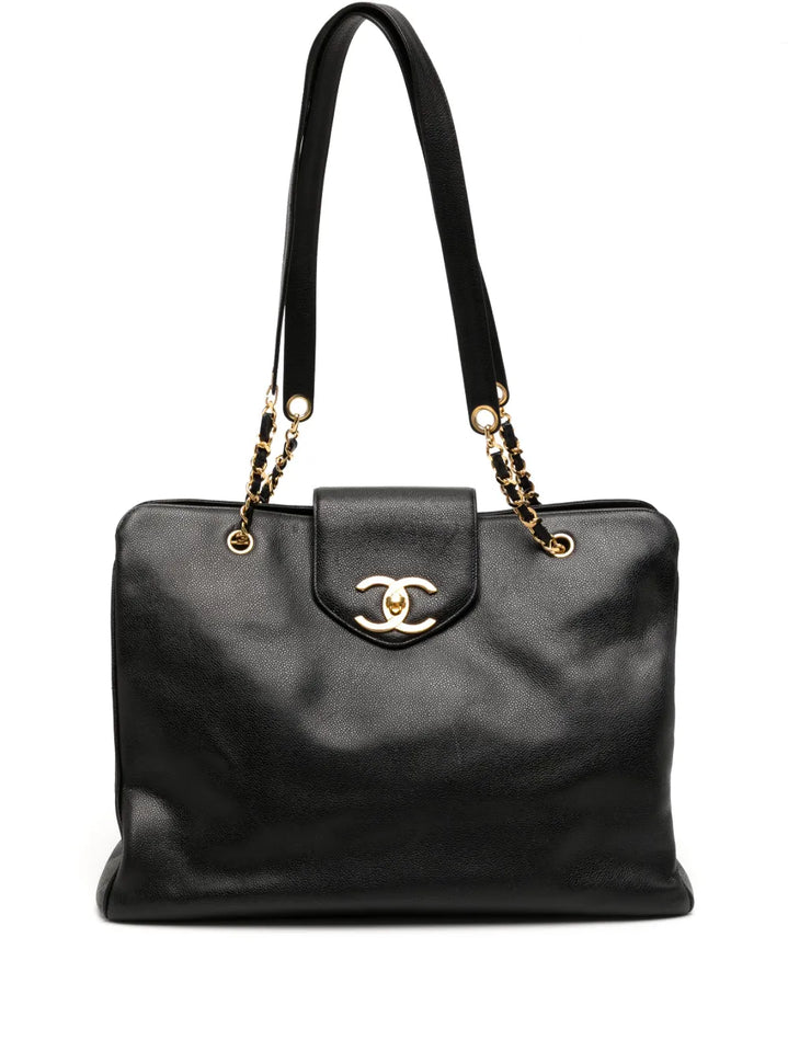 Chanel Pre Owned 1997 Jumbo Supermodel Shoulder Bag — Same as shown — Size One Size — Front View