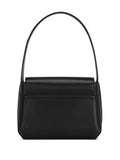 Dolce Gabbana Logo Embossed Leather Shoulder Bag — Same as shown — Size One Size — Back View