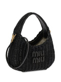 Miu Miu Mini Wander Wicker Shoulder Bag — Same as shown — Size One Size — Detail View