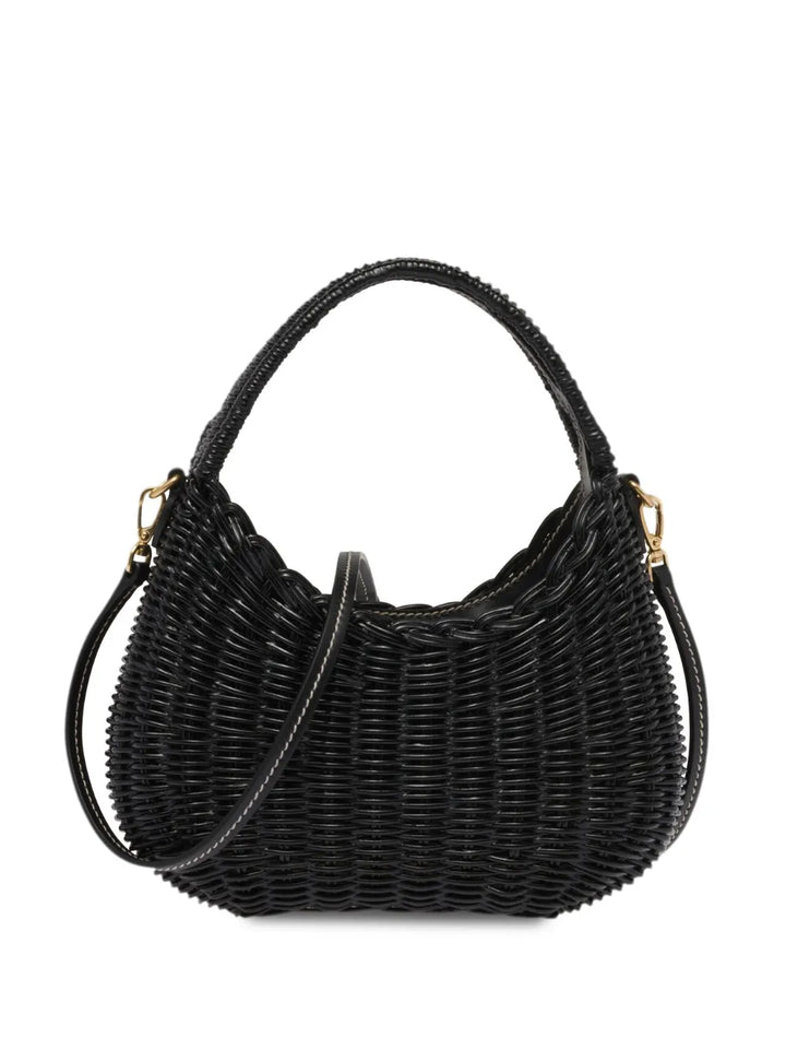 Miu Miu Mini Wander Wicker Shoulder Bag — Same as shown — Size One Size — Top View