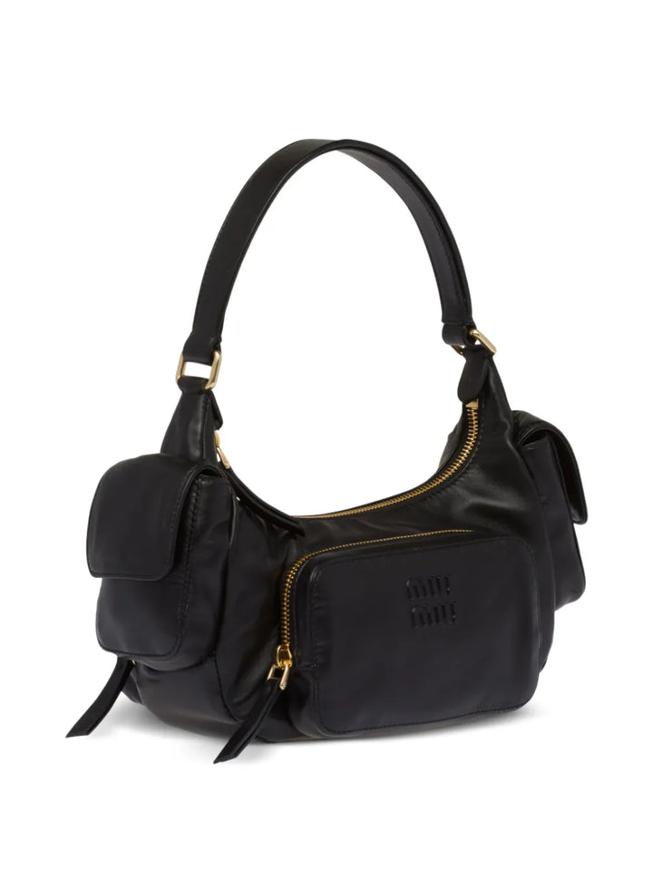Miu Miu Leather Shoulder Bag — Same as shown — Size One Size — Detail View