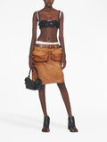 Miu Miu Leather Shoulder Bag — Same as shown — Size One Size — Side View