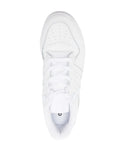 adidas Rivalry Logo-Patch Low-Top Sneakers — Optical White — Size US M 9.5 - US W 11 — Top View
