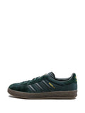 adidas Gazelle Indoor Sneakers — Dark Green — Size US M 4.5 - US W 6 — Detail View