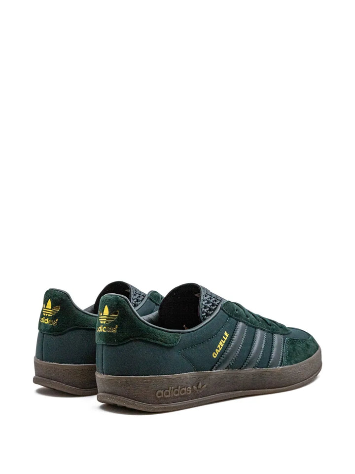 adidas Gazelle Indoor Sneakers — Dark Green — Size US M 4.5 - US W 6 — Back View