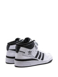 adidas Forum Mid Sneakers — Black/White — Size US M 10.5 - US W 12 — Back View