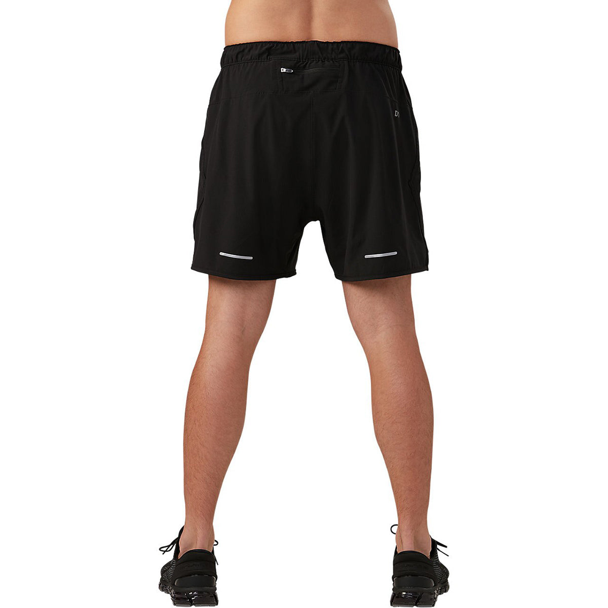 Asics 5" Run Short — Black — Size XLarge — Back View