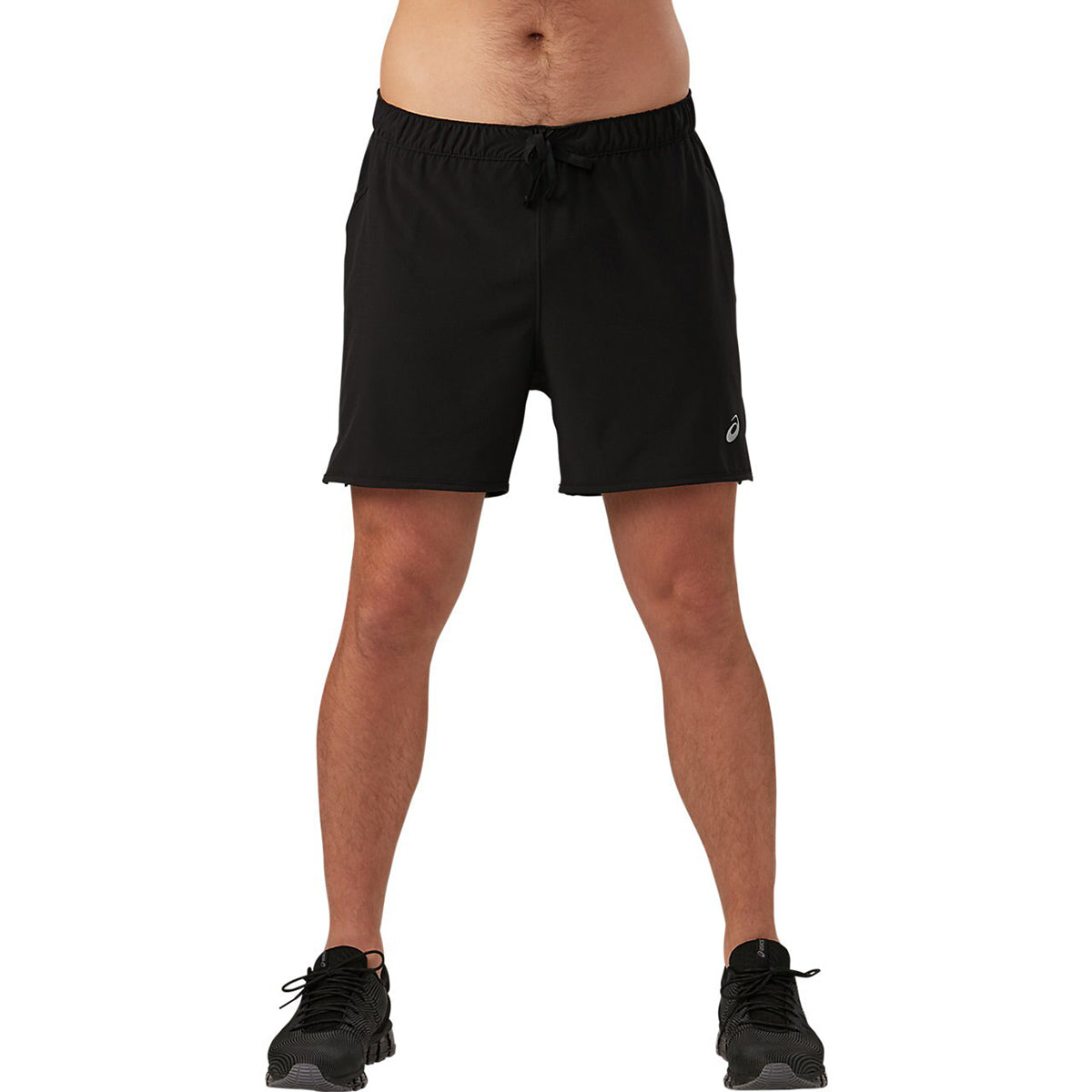 Asics 5" Run Short — Black — Size XLarge — Side View