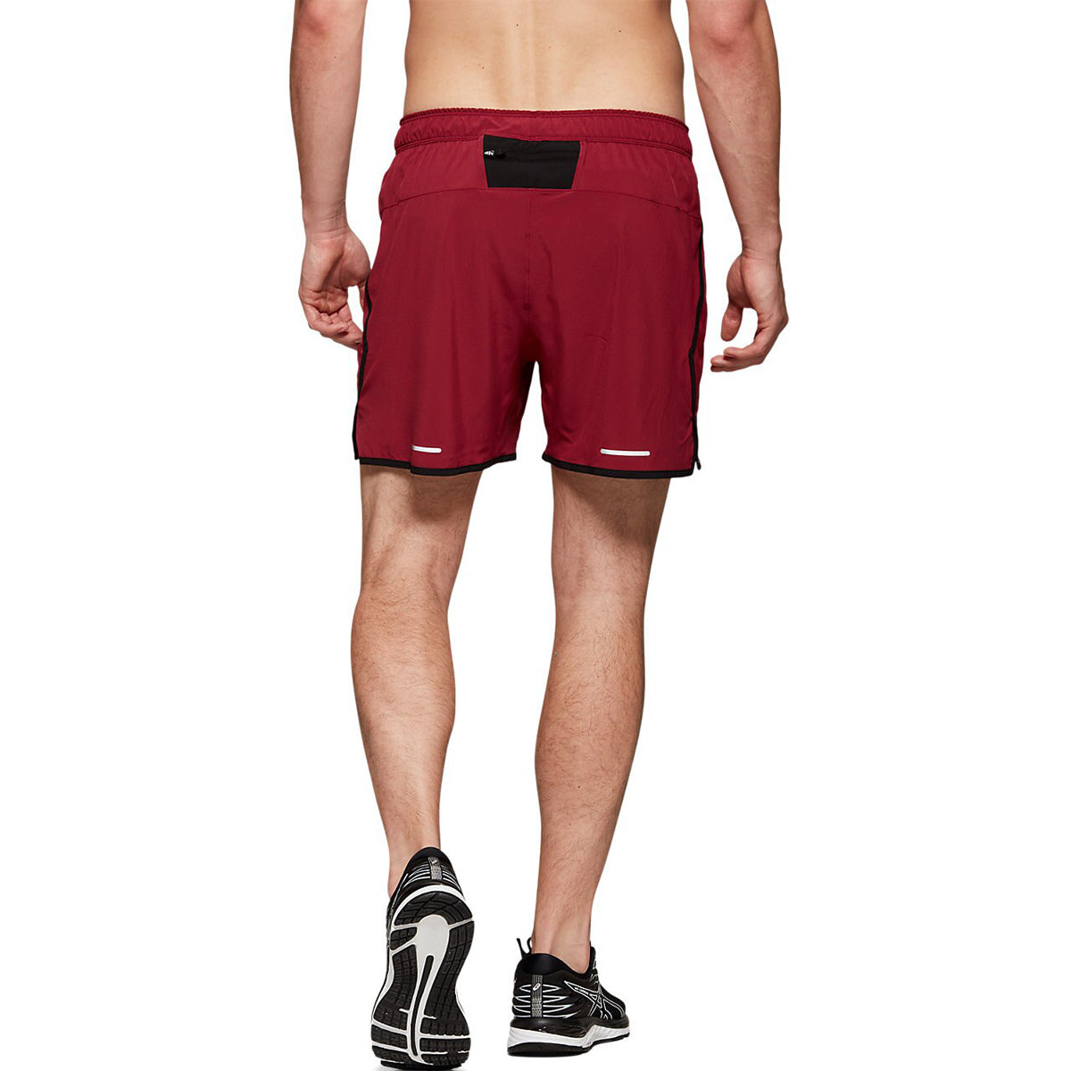 Asics 5" Run Short — Black — Size XLarge — Lifestyle View