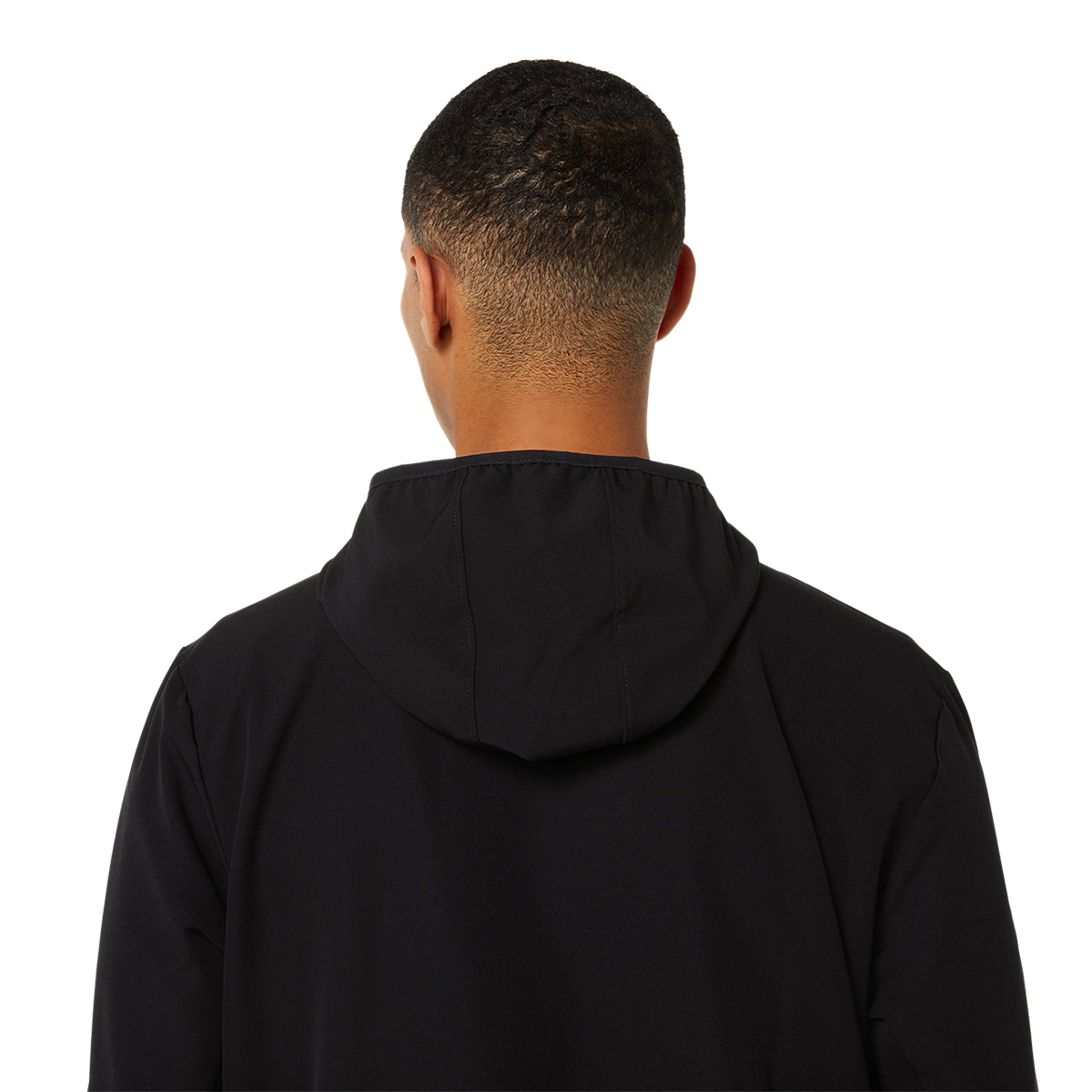 Asics Ready-Set Jacket — Performance Black — Size Small — Lifestyle View