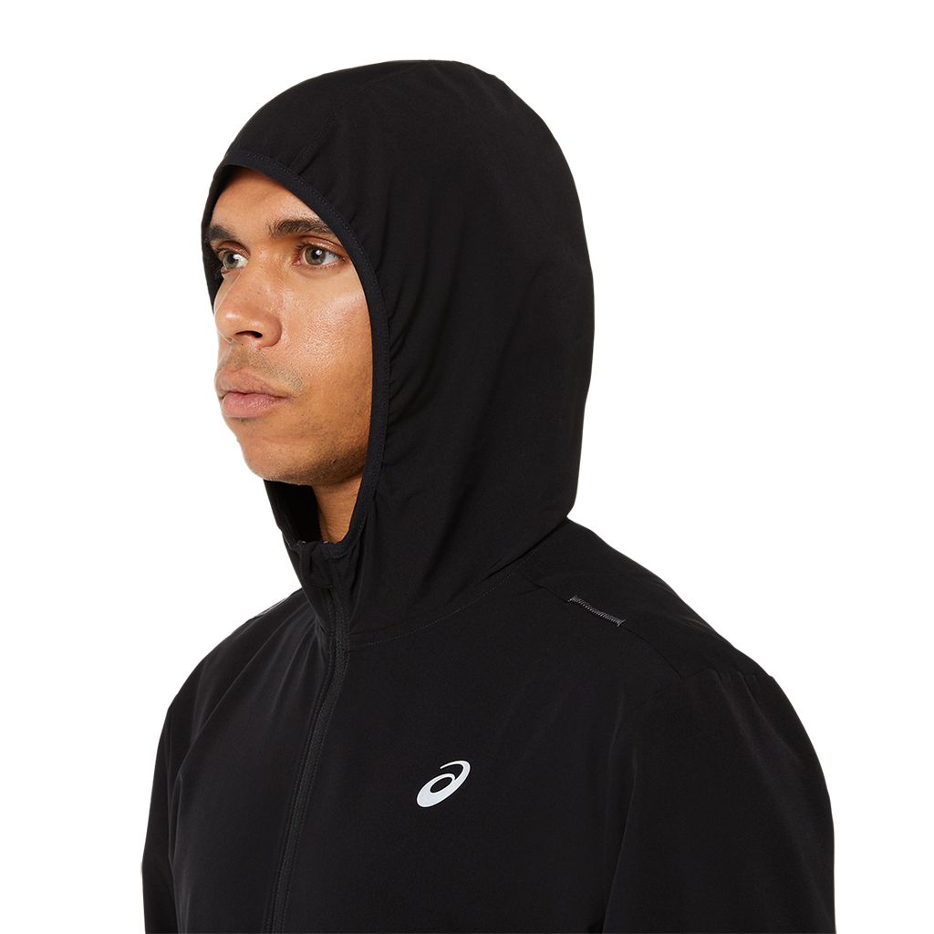 Asics Ready-Set Jacket — Performance Black — Size Small — Detail View