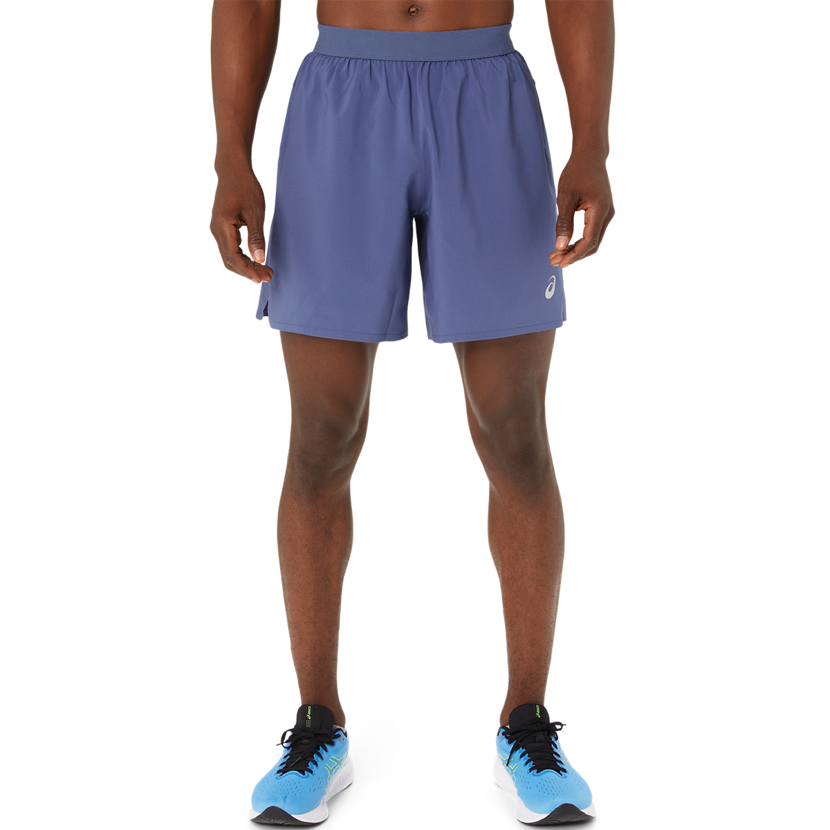 Asics Road 2-in-1 7" Short — Performance Black - Carrier Grey — Size Small — Alternate View 9