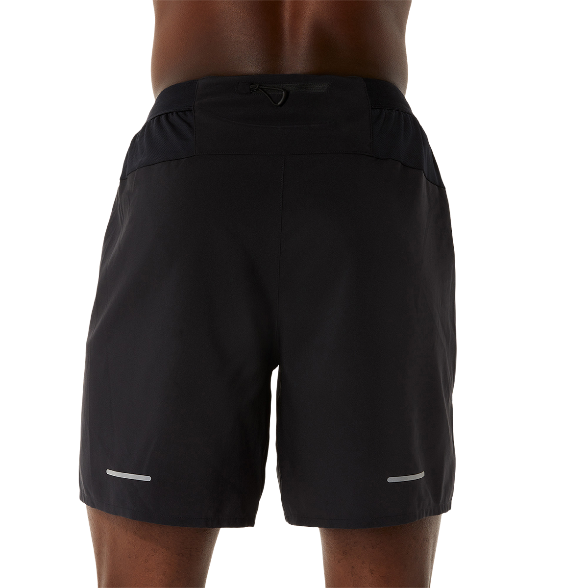 Asics Road 2-in-1 7" Short — Performance Black - Carrier Grey — Size Small — Detail View