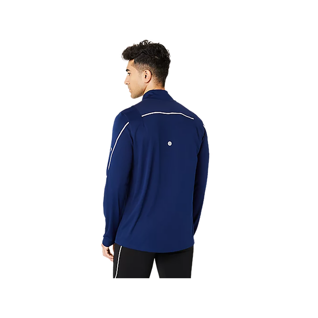 Asics Road Lite-Show 1/2 Zip Top — Blue Expanse — Size Small — Back View