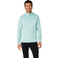 Asics Road Winter 1/2 Zip Mid Layer — Light Celadon — Size Small — Front View