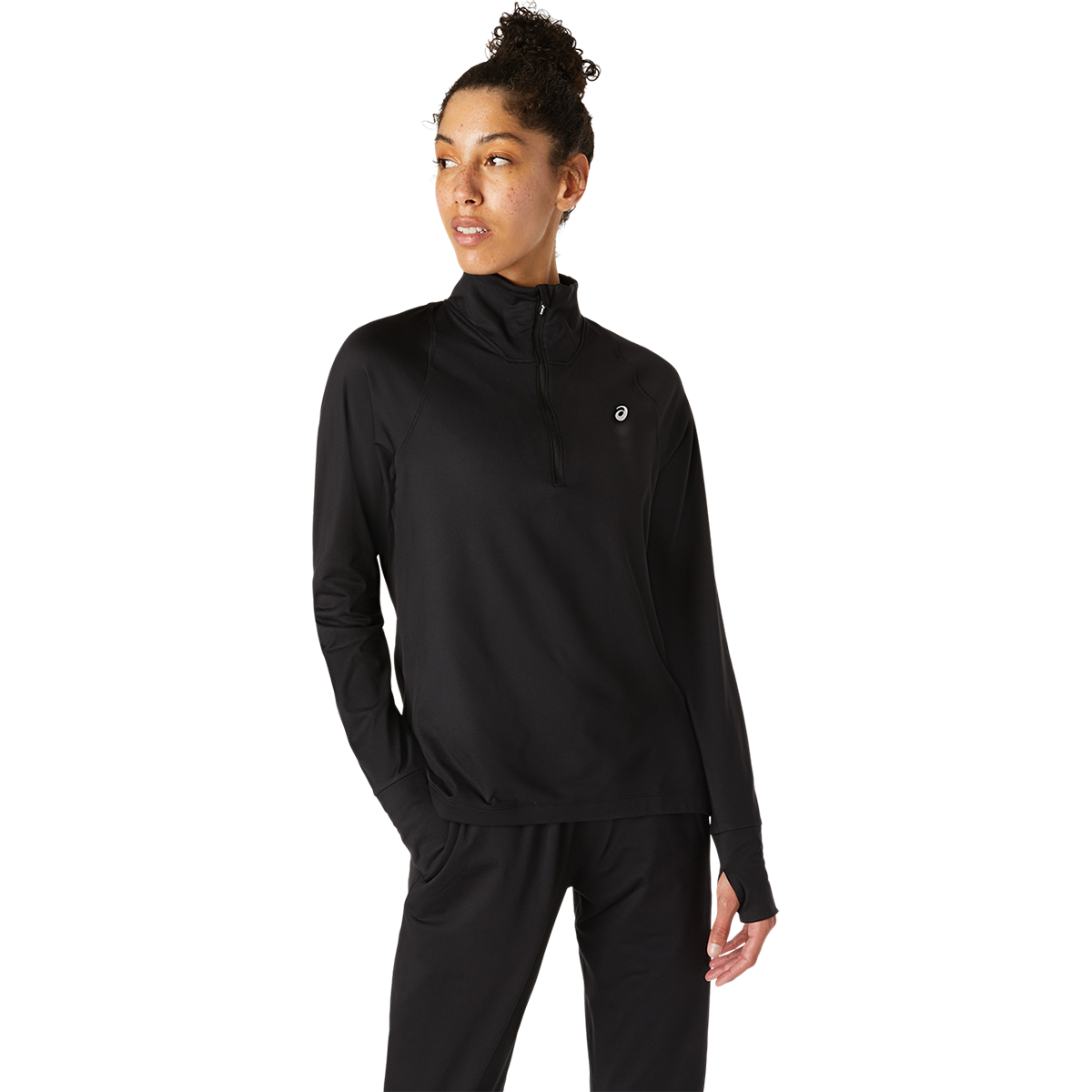 Asics Thermopolis Half Zip — Performance Black — Size XSmall — Alternate View 7