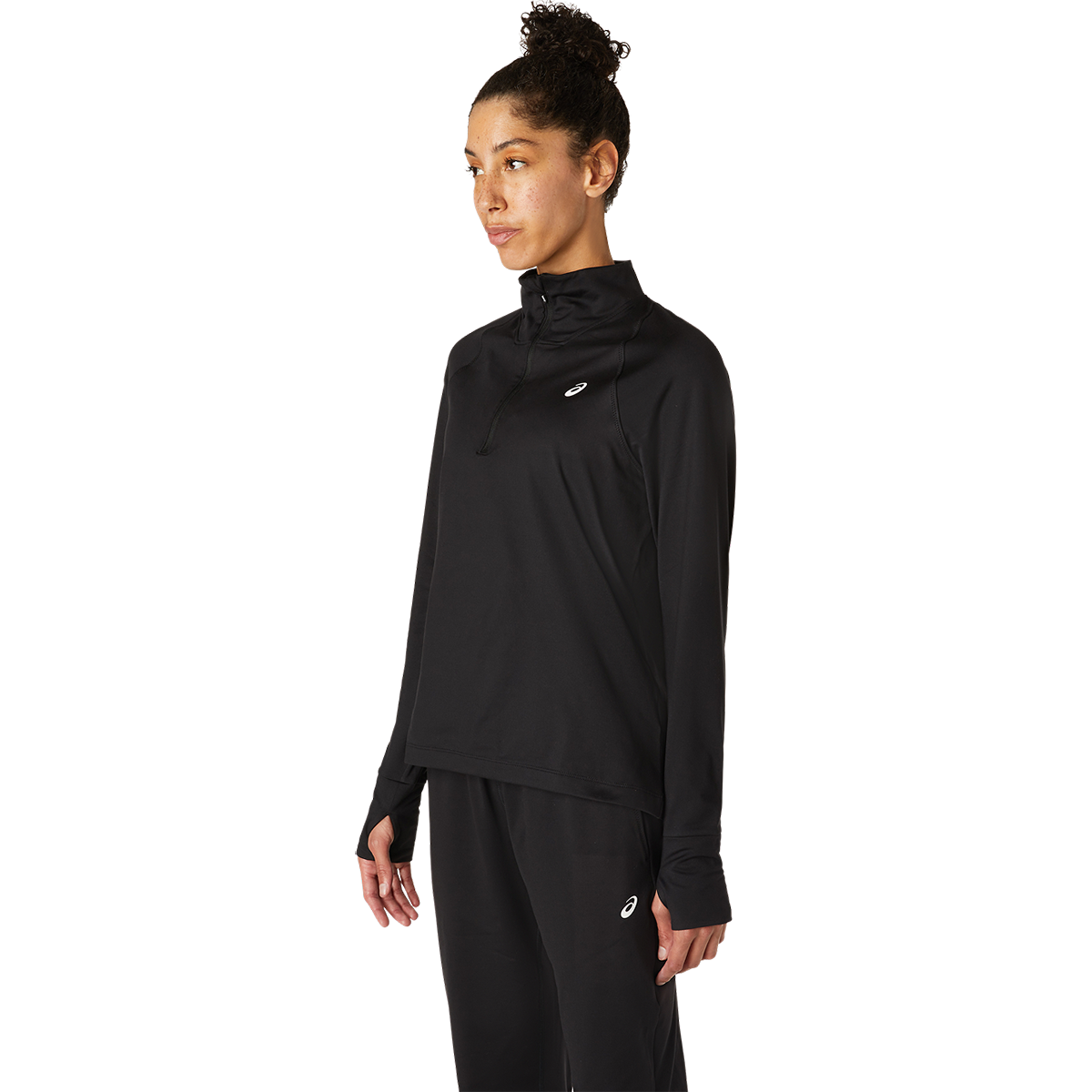 Asics Thermopolis Half Zip — Performance Black — Size XSmall — Alternate View 8
