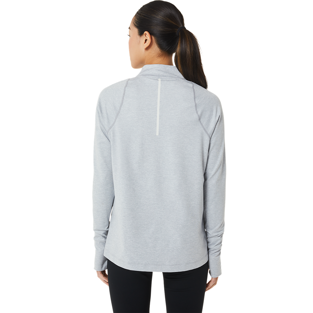 Asics Thermopolis Half Zip — Performance Black — Size XSmall — Top View