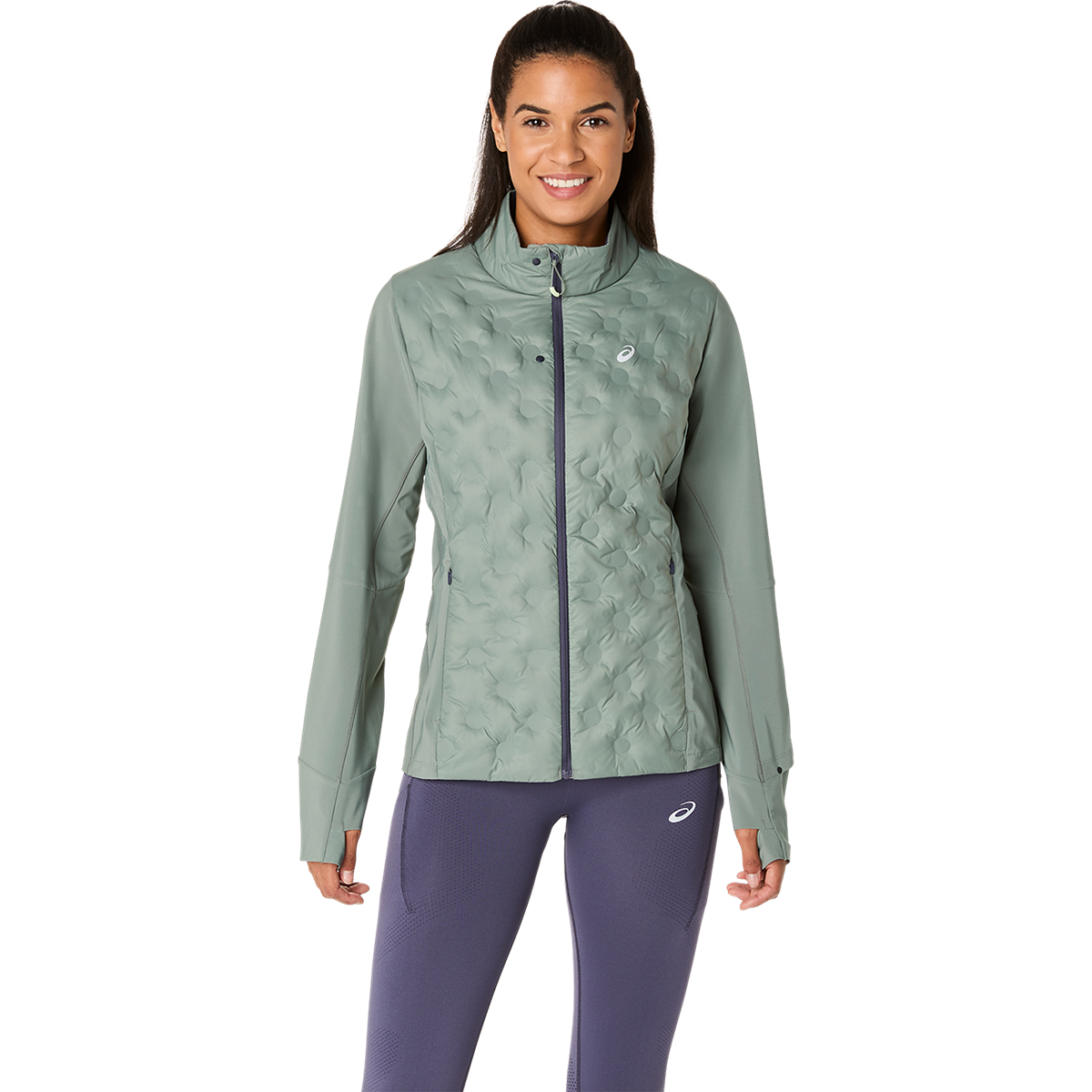 Asics Road Winter Jacket — Performance Black — Size XSmall — Alternate View 12