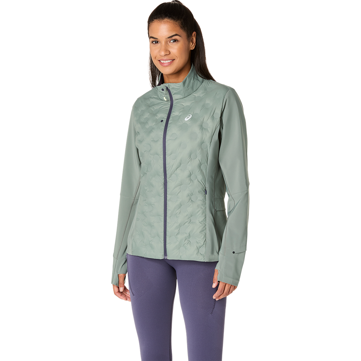Asics Road Winter Jacket — Performance Black — Size XSmall — Alternate View 13
