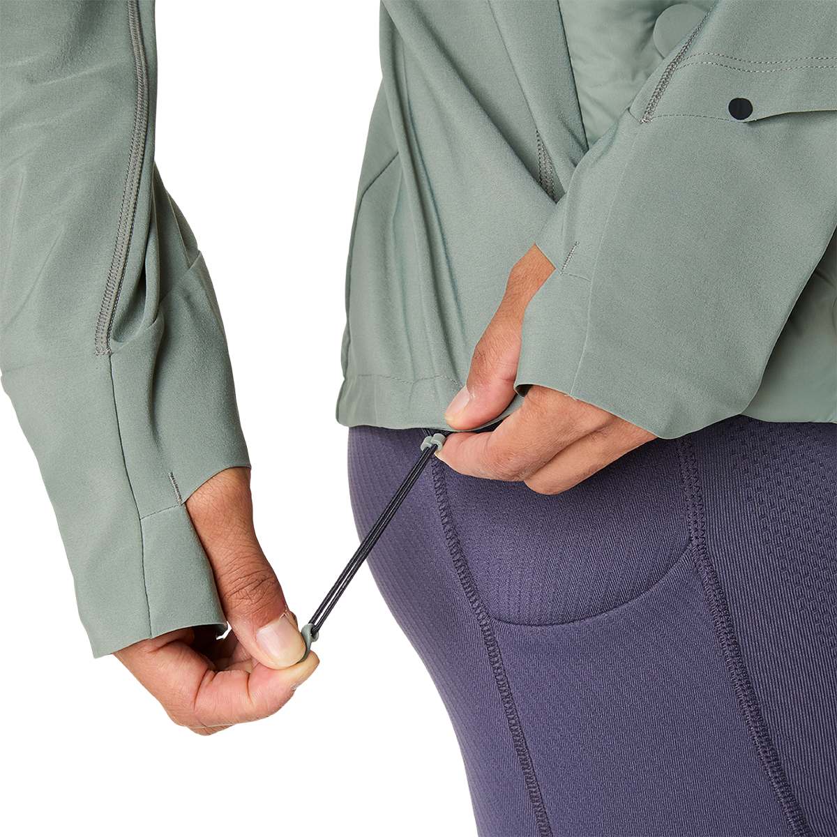 Asics Road Winter Jacket — Performance Black — Size XSmall — Alternate View 17