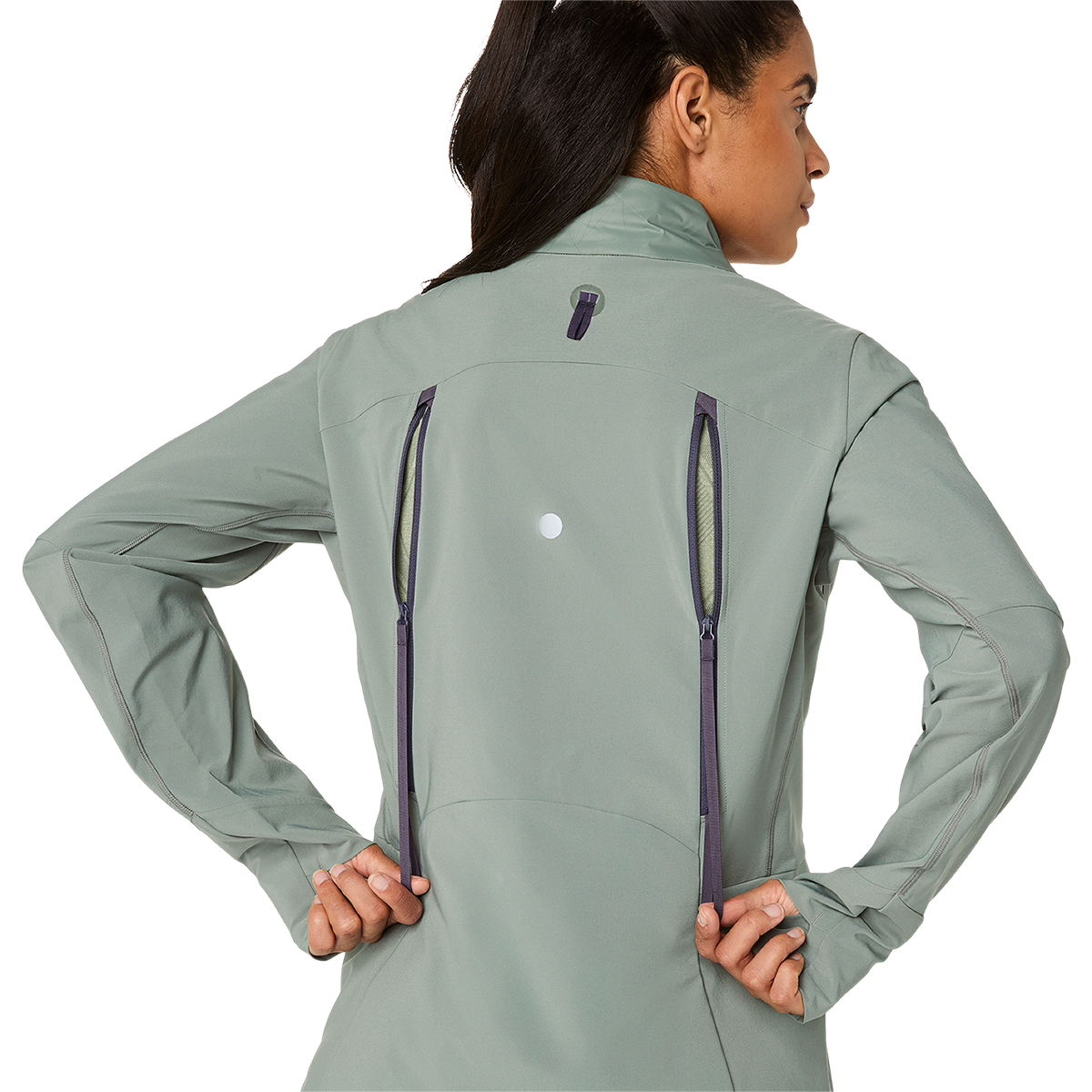 Asics Road Winter Jacket — Performance Black — Size XSmall — Alternate View 15