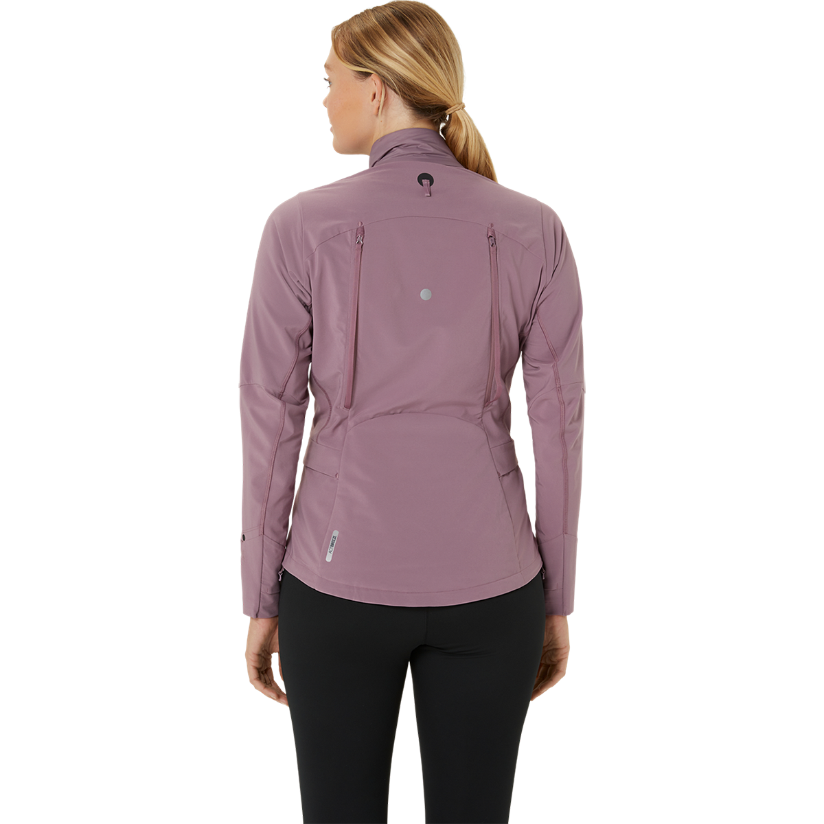 Asics Road Winter Jacket — Performance Black — Size XSmall — Alternate View 8