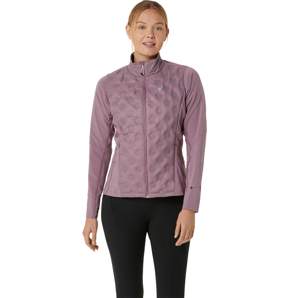 Asics Road Winter Jacket — Performance Black — Size XSmall — Lifestyle View