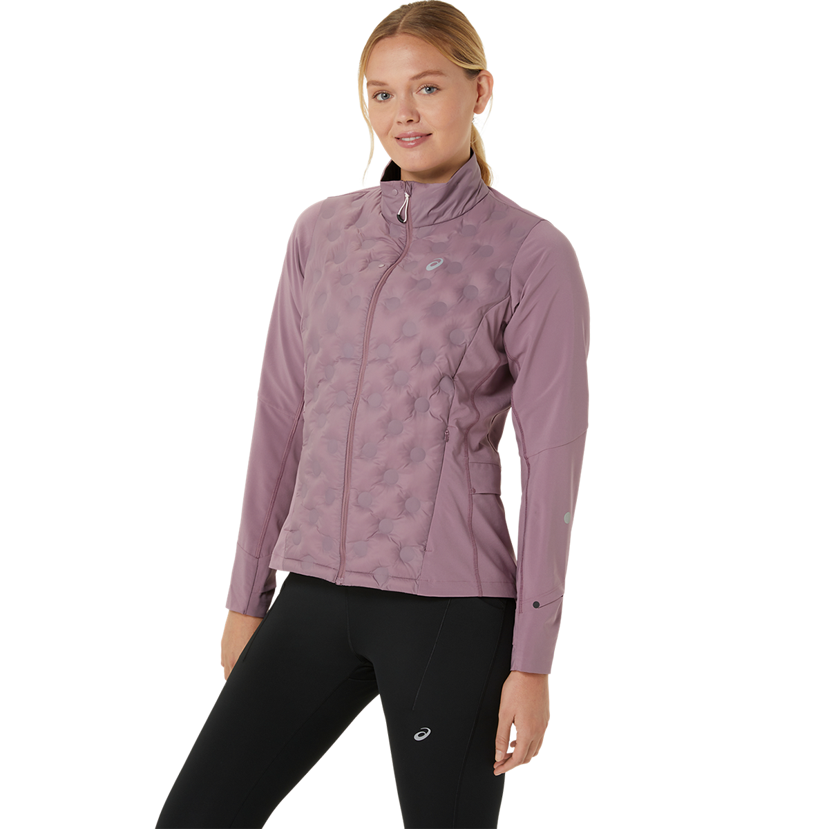 Asics Road Winter Jacket — Performance Black — Size XSmall — Alternate View 7