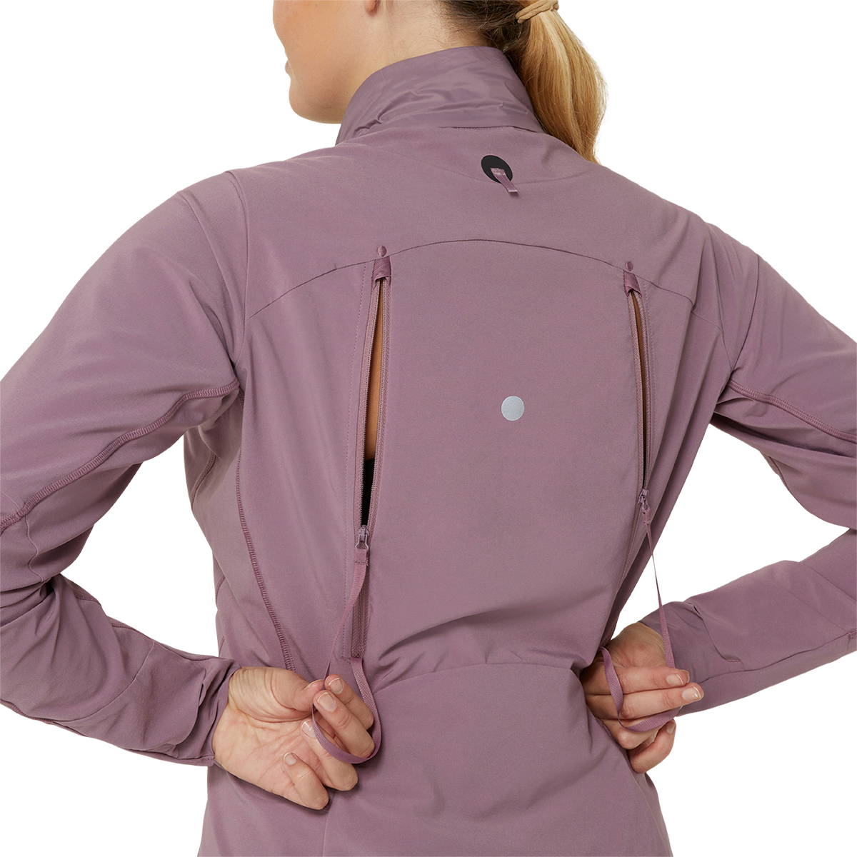 Asics Road Winter Jacket — Performance Black — Size XSmall — Alternate View 11