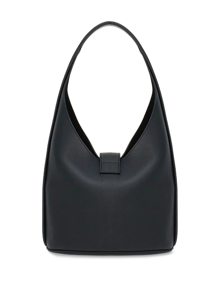 Ferragamo Medium Gancini Buckle Leather Hobo Bag — Same as shown — Size One Size — Side View