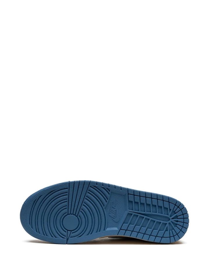 Air Jordan 1 Low Se Sneakers — Blue/Grey — Size US M 11.5 - US W 13 — Top View