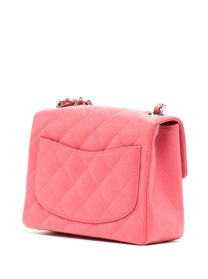 Chanel Pre Owned 2006 Mini Square Classic Flap Shoulder Bag — Same as shown — Size One Size — Back View