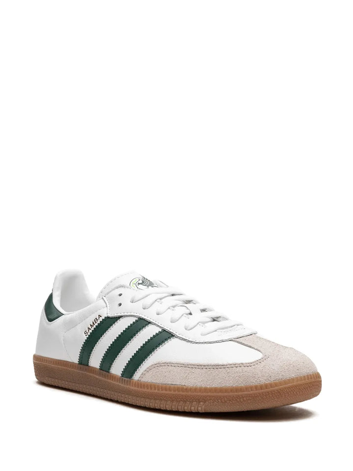 adidas Samba Team Mexico Sneakers — White/Green — Size US M 7 - US W 8.5 — Side View