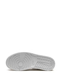 Air Jordan 1 Low Se Craft Tech Grey Sneakers — Grey/Beige/White — Size US M 9.5 - US W 11 — Top View