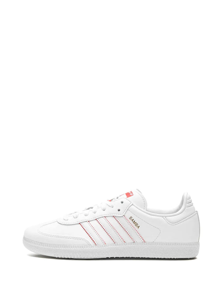 adidas Samba Vegan Minnie Mouse Sneakers — White — Size US M 9 - US W 10.5 — Detail View