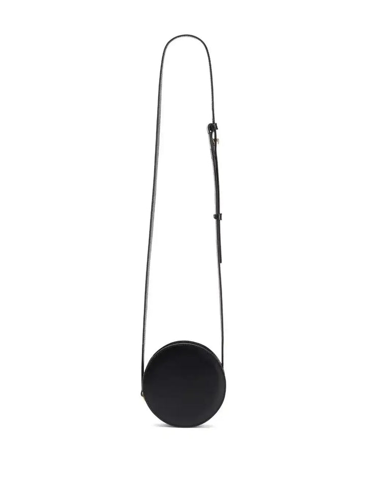 Ami Paris Logo Plaque Round Shoulder Bag — Same as shown — Size One Size — Side View
