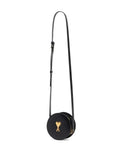 Ami Paris Logo Plaque Round Shoulder Bag — Same as shown — Size One Size — Back View