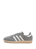 adidas Samba Og Grey Bliss Orange Sneakers — Grey — Size US M 3.5 - US W 5 — Detail View
